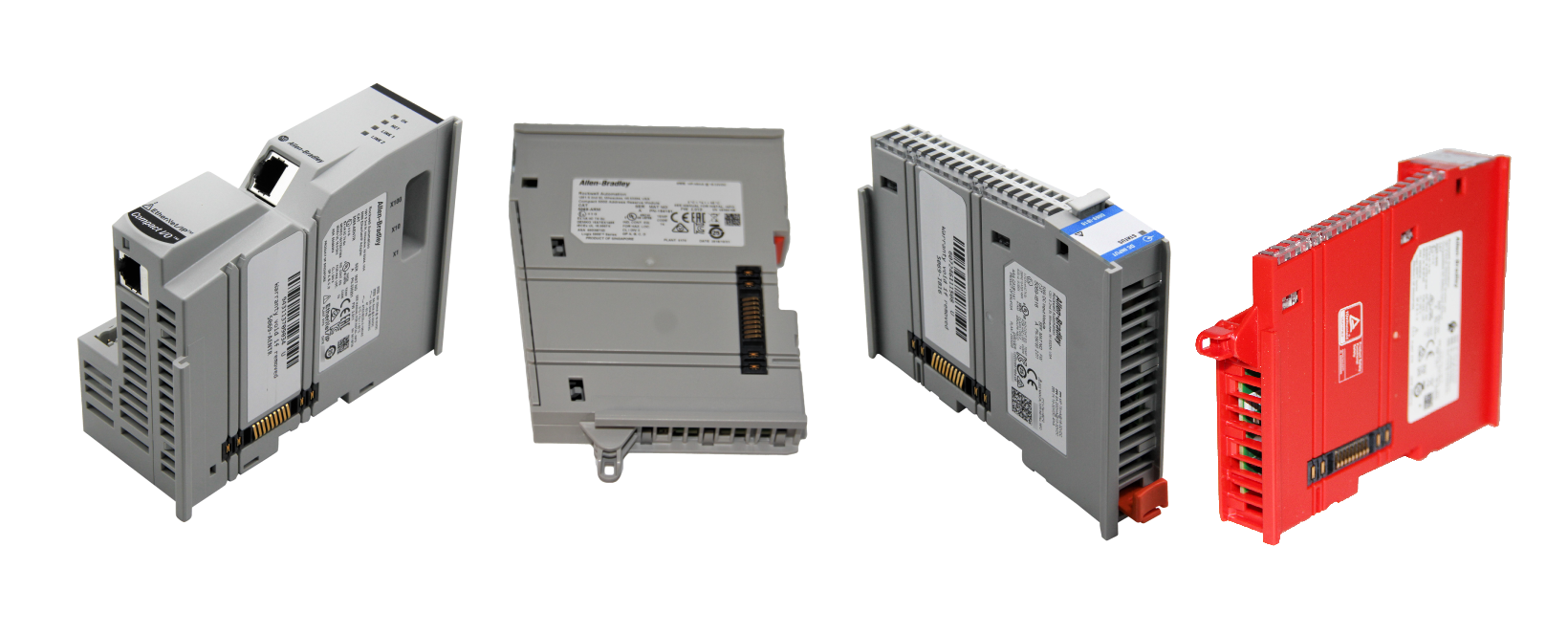 Collage of images depicting CompactLogix 5069 units